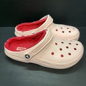 Crocs Classic Lined Watercolor Marbled Clog Slip On Pink Size 10 Womens